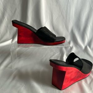 Michelle Mason wedges sculptural heels